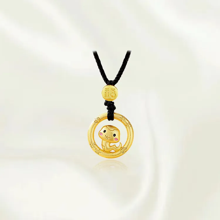 Chongqing Gold Store S925 Silver Necklaces Women's-3