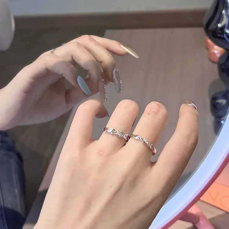 Chongqing Gold Store S999 Fine Silver Rings Unisex-2