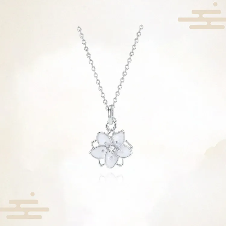 Chongqing Gold Store S925 Silver Necklaces Women's-4