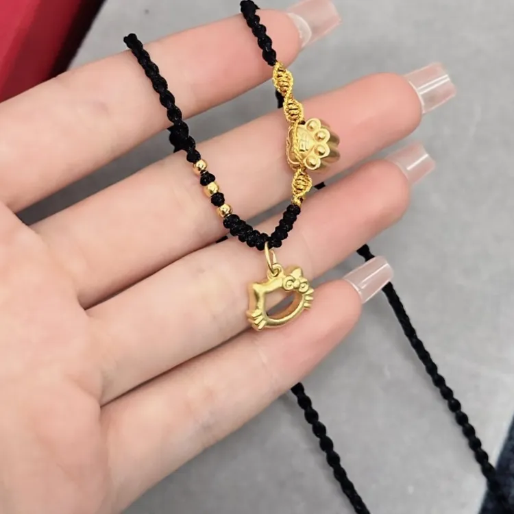 Chongqing Gold Store 999 Fine Silver Necklaces Unisex-2