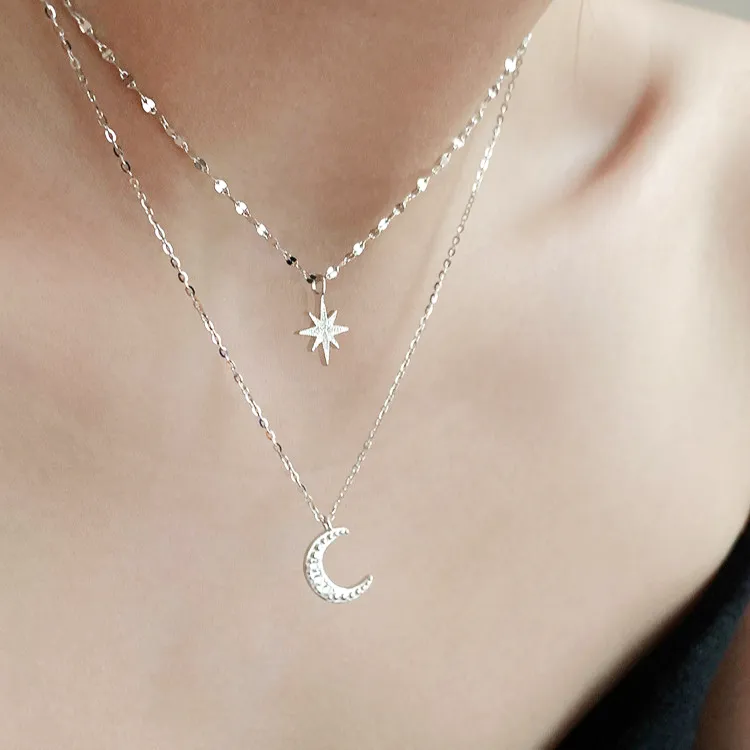 Chongqing Gold Store S925 Silver Necklaces Unisex-1