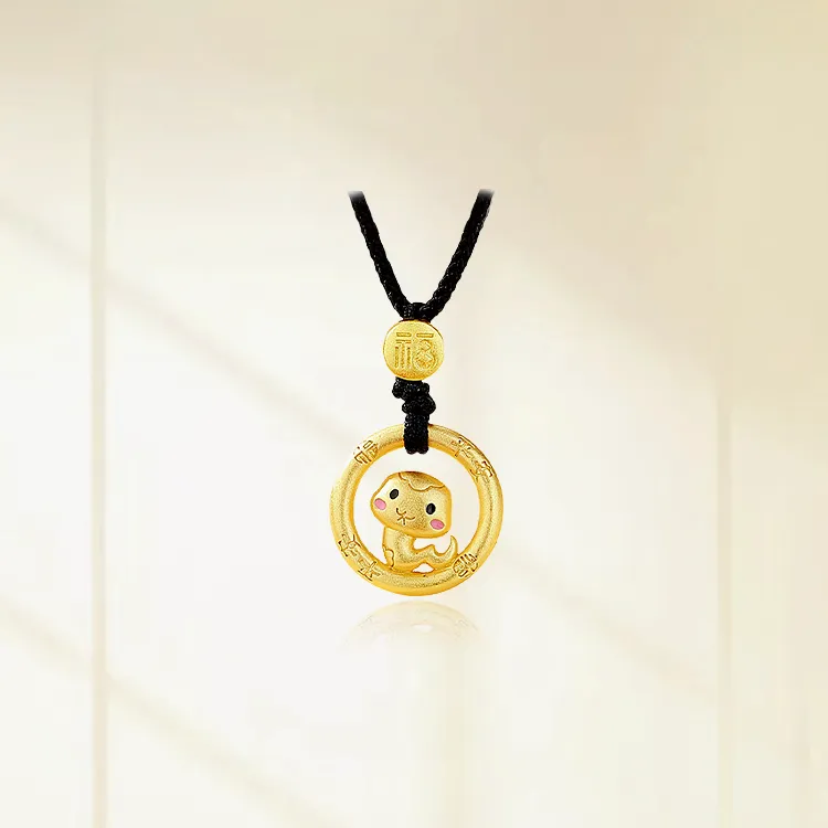 Chongqing Gold Store S925 Silver Necklaces Women's-5