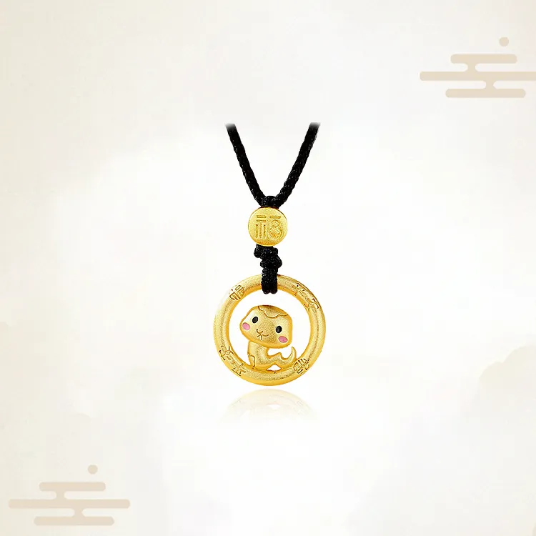 Chongqing Gold Store S925 Silver Necklaces Women's-4