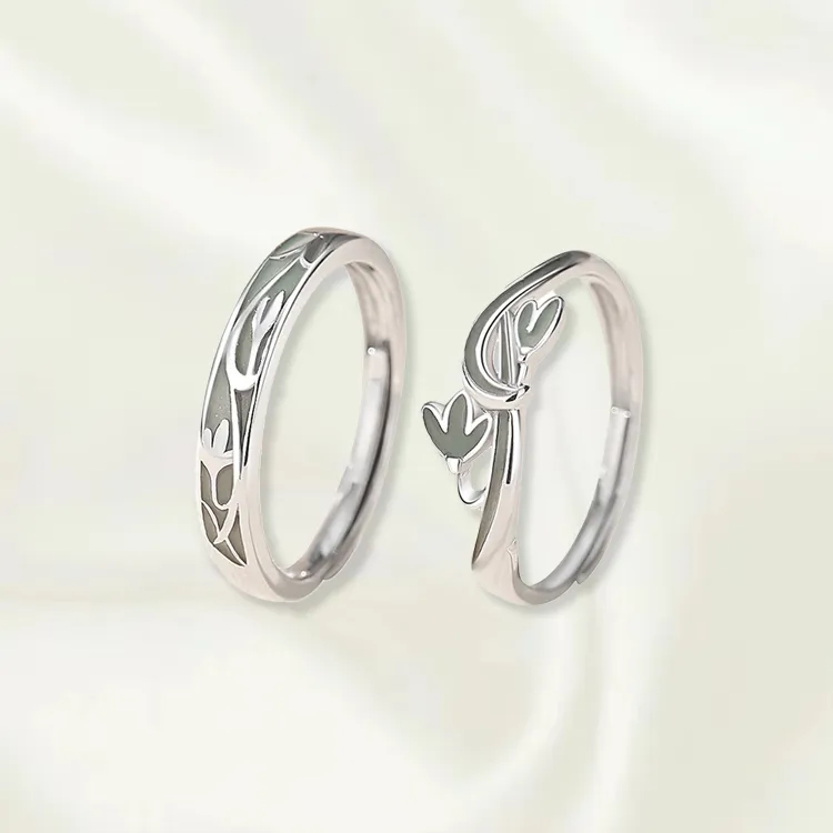 Chongqing Gold Store S925 Silver Rings Unisex-4
