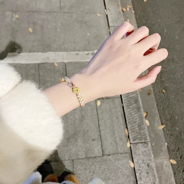Chongqing Gold Store S999 Fine Silver Bracelets Women's-5