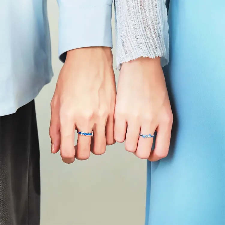 Chongqing Gold Store S925 Silver Rings Unisex-2