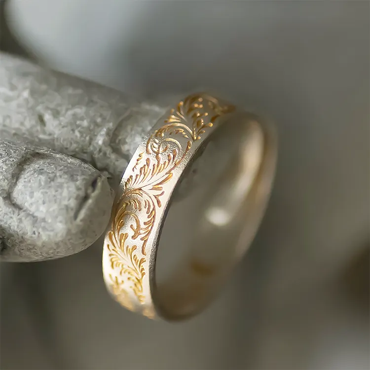 Chongqing Gold Store Alloy Rings Unisex-4