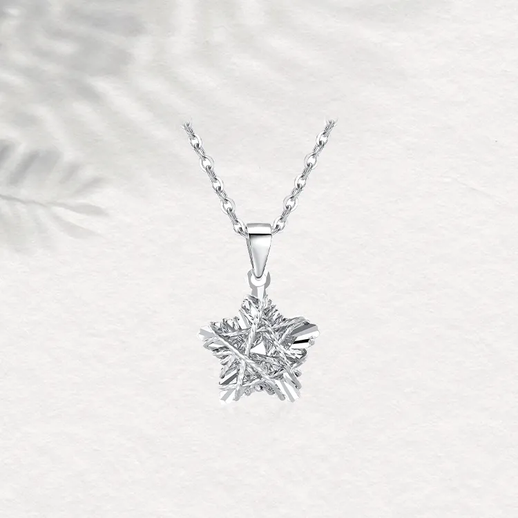 Chongqing Gold Store S925 Silver Necklaces Women's-4