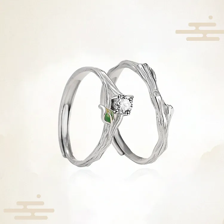 Chongqing Gold Store S999 Fine Silver Rings Unisex-4