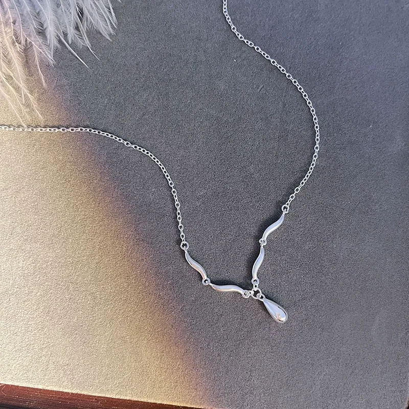Chongqing Gold Store S925 Silver Necklaces Women's-4