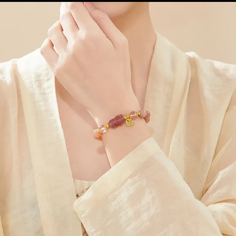 Chongqing Gold Store Crystal Jade Bracelets Women's-3
