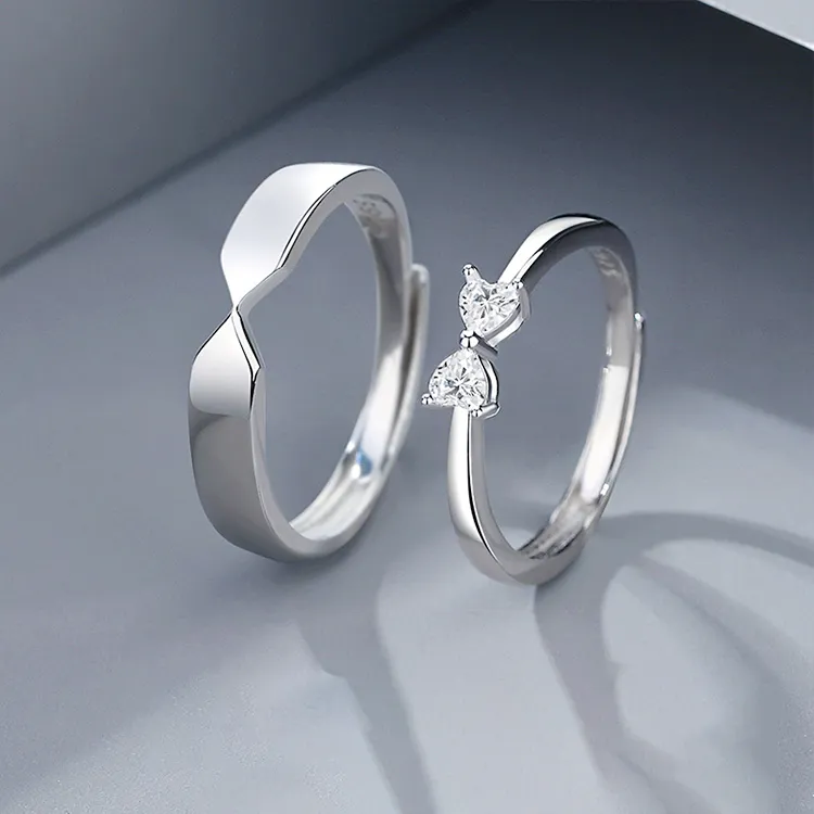 Chongqing Gold Store S925 Silver Rings Unisex-2