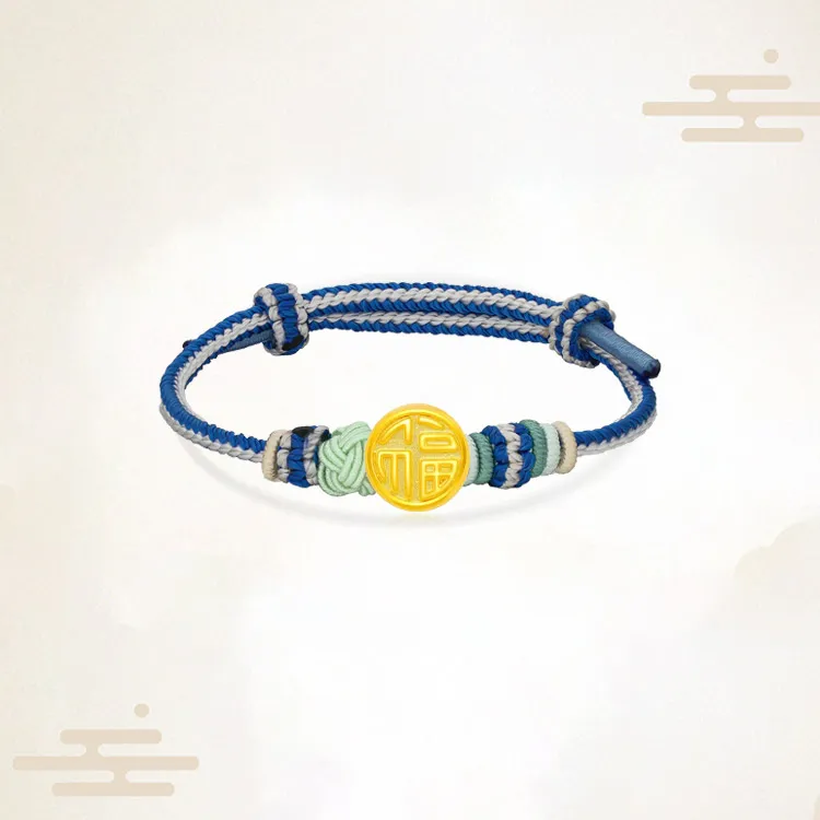 Chongqing gold store Gold Bracelet Unisex-3