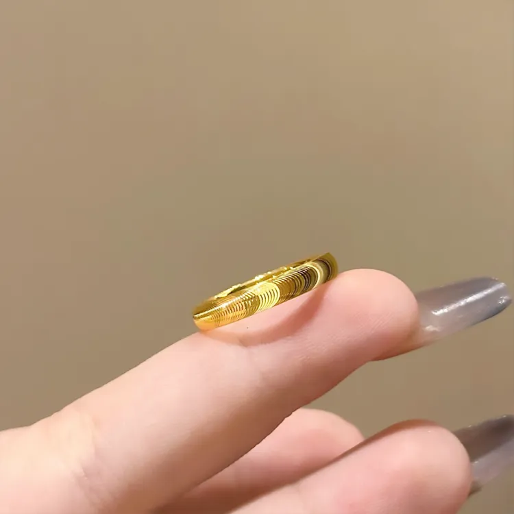 Chongqing Gold Store Alloy Rings Unisex-2