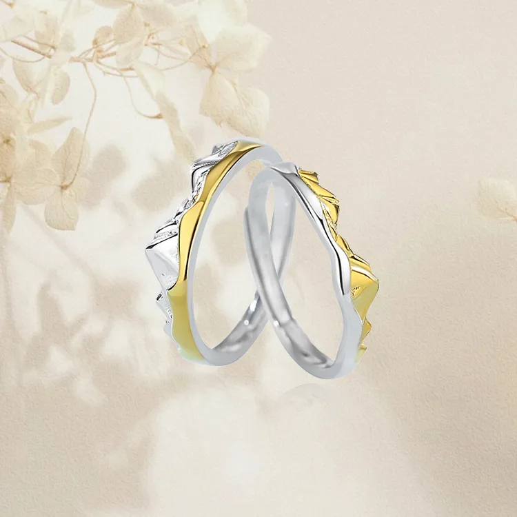 Chongqing Gold Store S925 Silver Rings Unisex-1