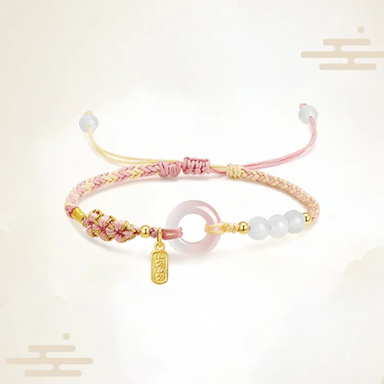 Chongqing Gold Store Chalcedony Bracelets Unisex-1