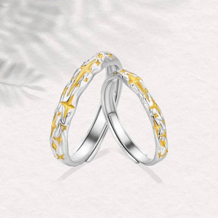 Chongqing Gold Store S925 Silver Rings Unisex-2