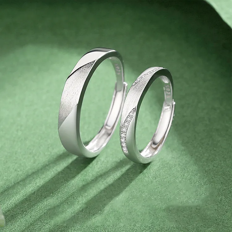 Chongqing Gold Store S925 Silver Rings Unisex-3