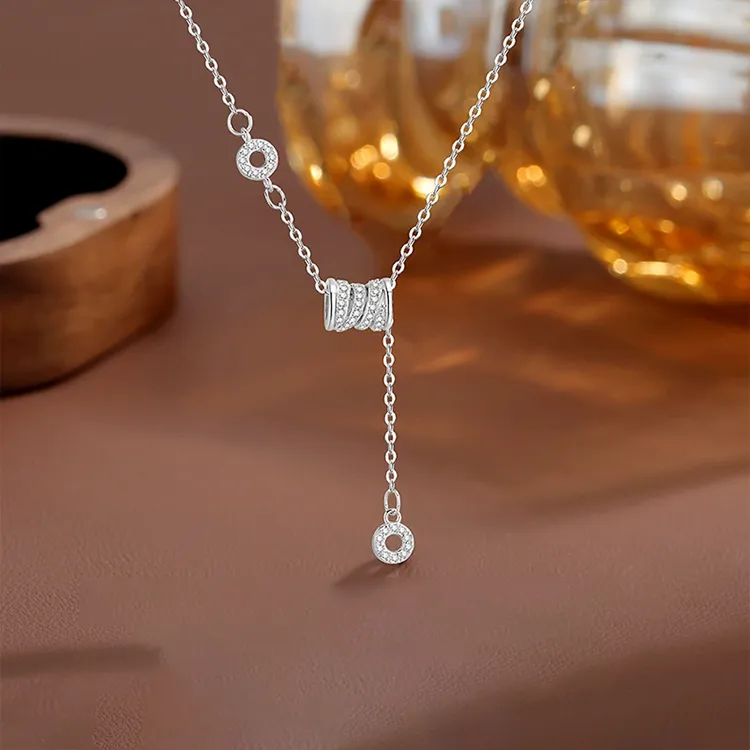 Chongqing Gold Store S999 Fine Silver Necklaces Women's-3