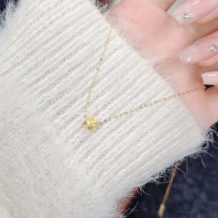 Chongqing Gold Store S925 Silver Necklaces Unisex-3
