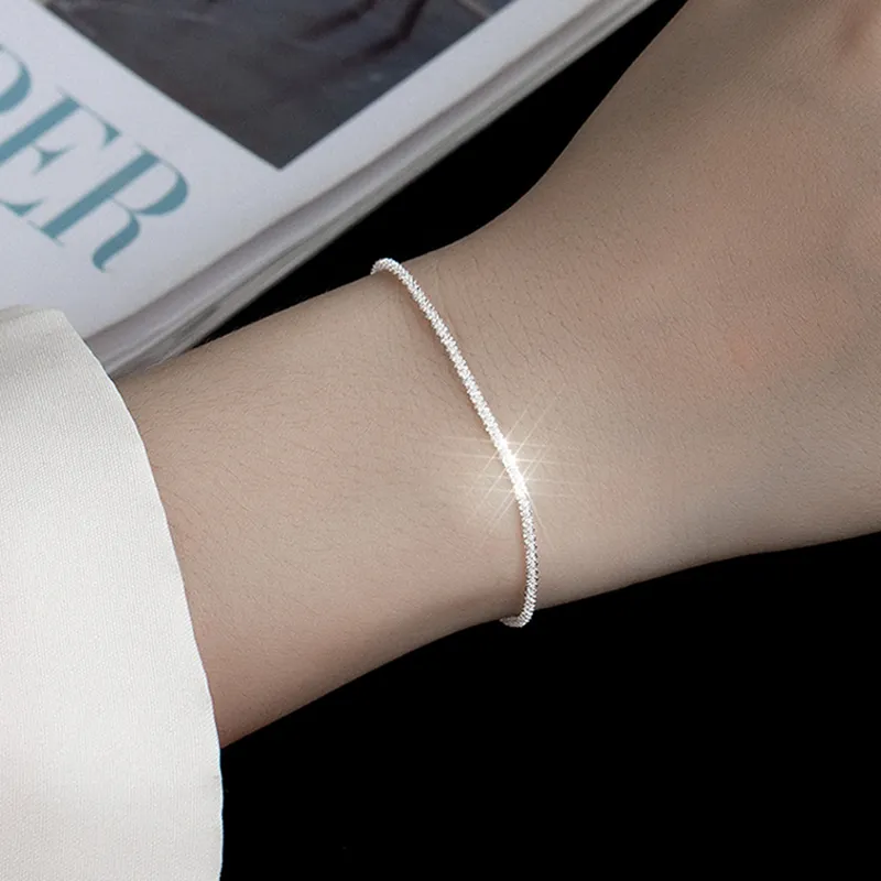 Chongqing Gold Store S925 Silver Bracelets Women's-1