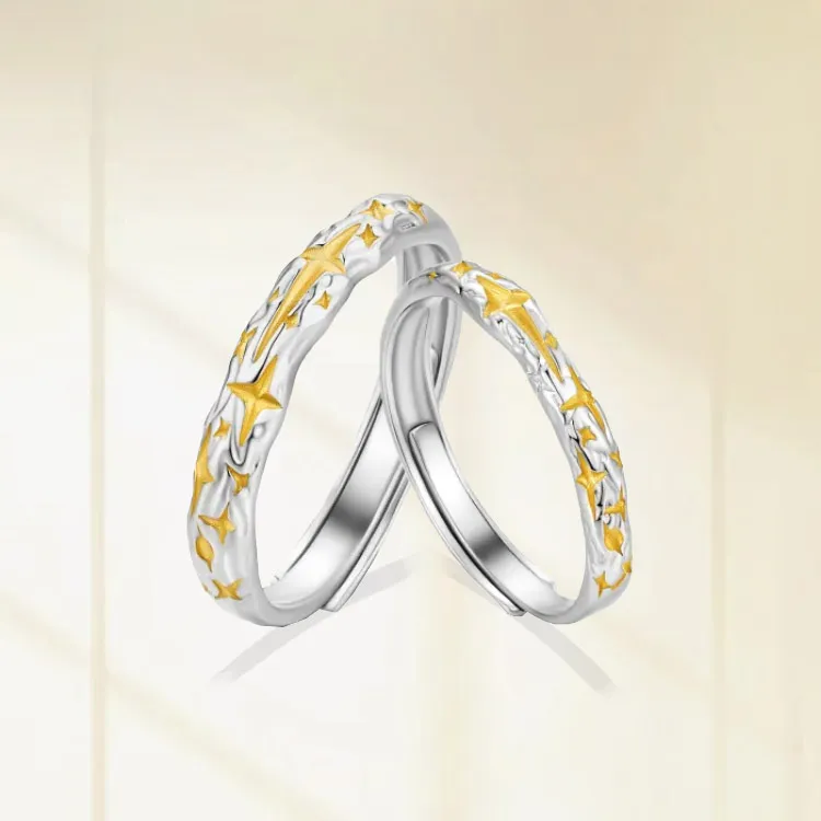 Chongqing Gold Store S925 Silver Rings Unisex-3