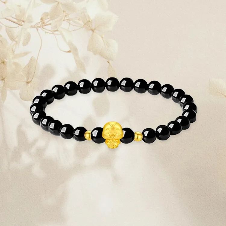Chongqing gold store Gold Bracelet Unisex-3