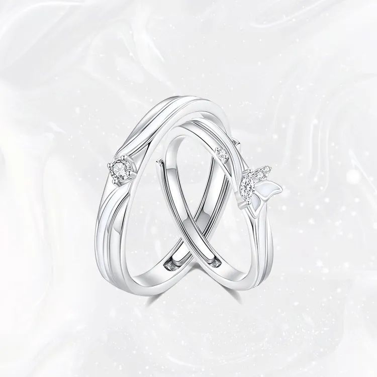 Chongqing Gold Store S925 Silver Rings Unisex-1