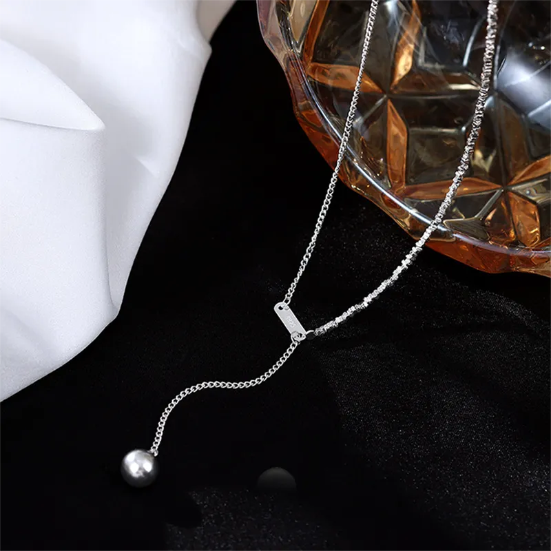 Chongqing Gold Store S925 Silver Necklaces Unisex-1
