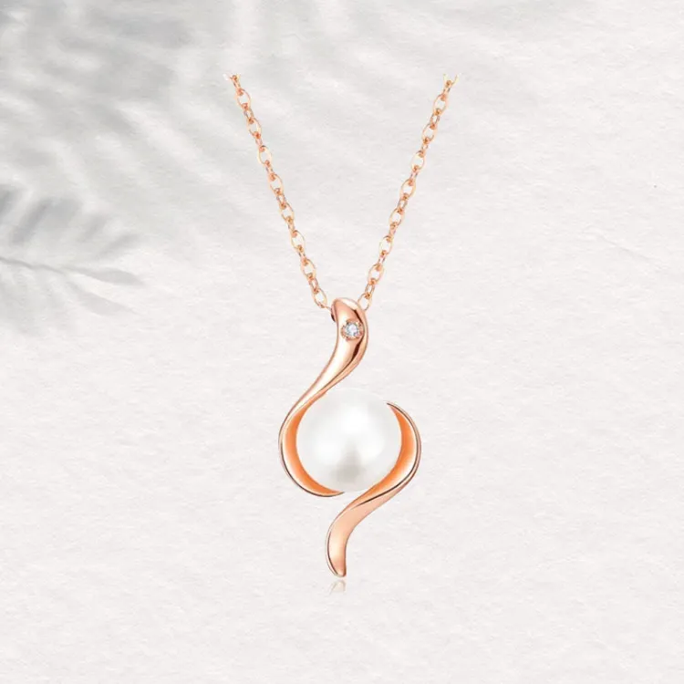 Chongqing Gold Store S925 Silver Necklaces Women's-3