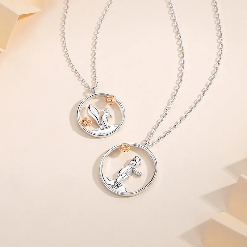 Chongqing Gold Store S925 Silver Necklaces Unisex-2