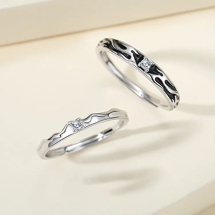 Chongqing Gold Store S925 Silver Rings Unisex-2