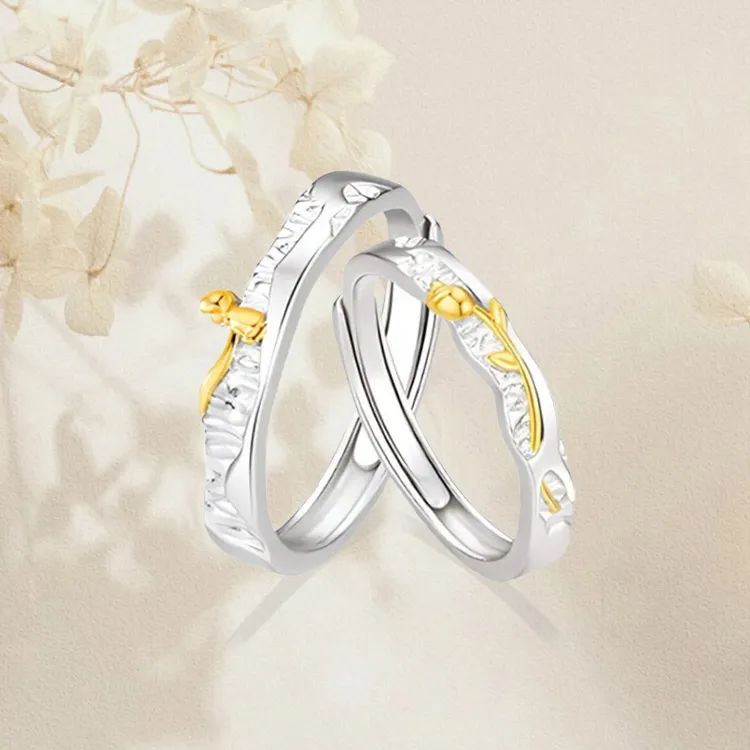 Chongqing Gold Store S999 Fine Silver Rings Unisex-3