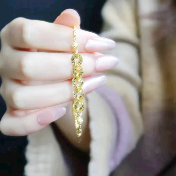Chongqing Gold Store S925 Silver Bracelets Women's-5