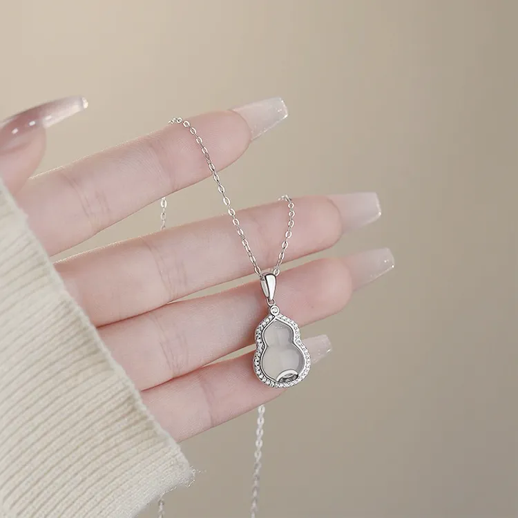 Chongqing Gold Store Chalcedony Necklaces Women's-1