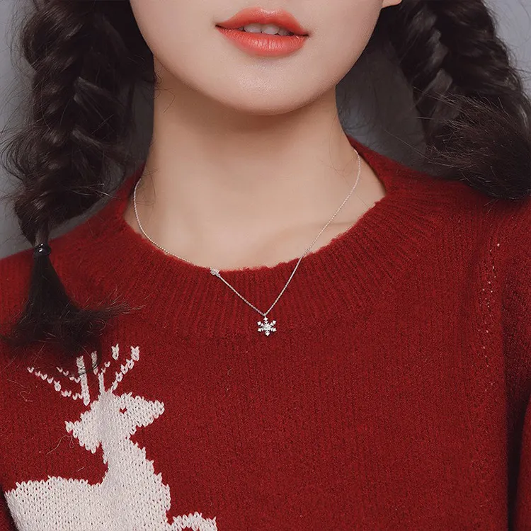 Chongqing Gold Store S925 Silver Necklaces Unisex-1