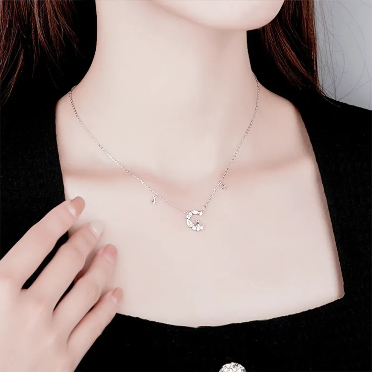Chongqing Gold Store S999 Fine Silver Necklaces Women's-1