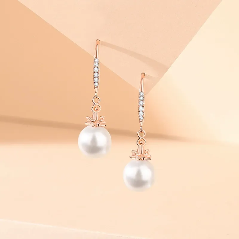 Chongqing Gold Store S925 Silver Earrings Women's-2
