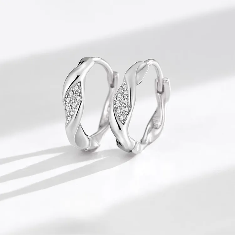 Chongqing Gold Store S999 Fine Silver Earrings Women's-2
