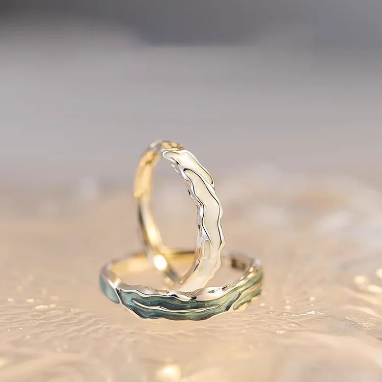 Chongqing Gold Store Alloy Rings Unisex-1