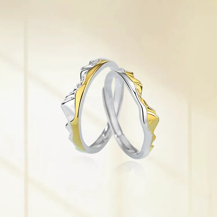 Chongqing Gold Store S925 Silver Rings Unisex-2