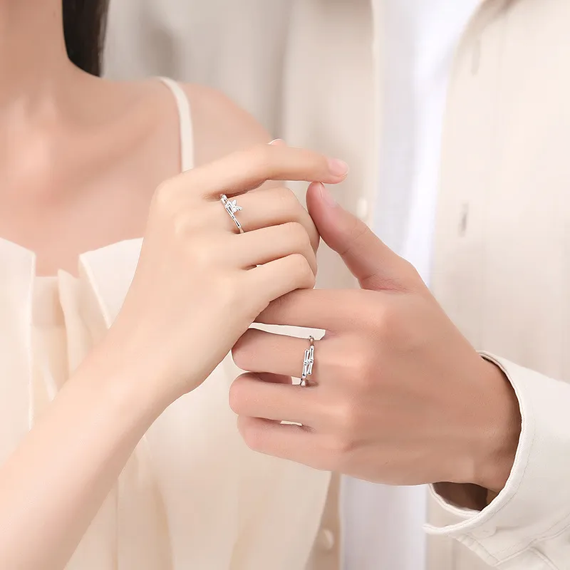 Chongqing Gold Store S925 Silver Rings Women's-1