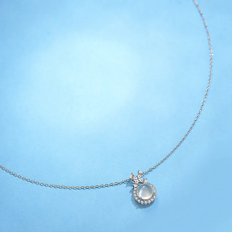 Chongqing Gold Store Chalcedony Necklaces Women's-2