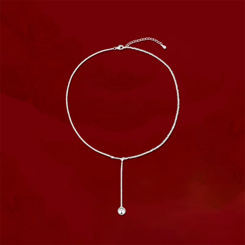 Chongqing Gold Store S925 Silver Necklaces Unisex-3