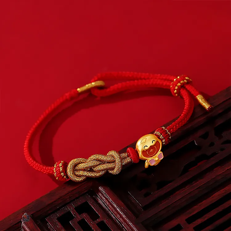 Chongqing Gold Store S925 Silver Bracelets Women's-2
