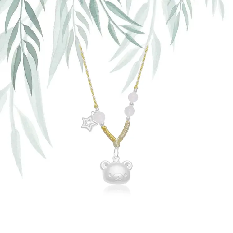 Chongqing Gold Store Sterling Silver Necklaces Women's-1