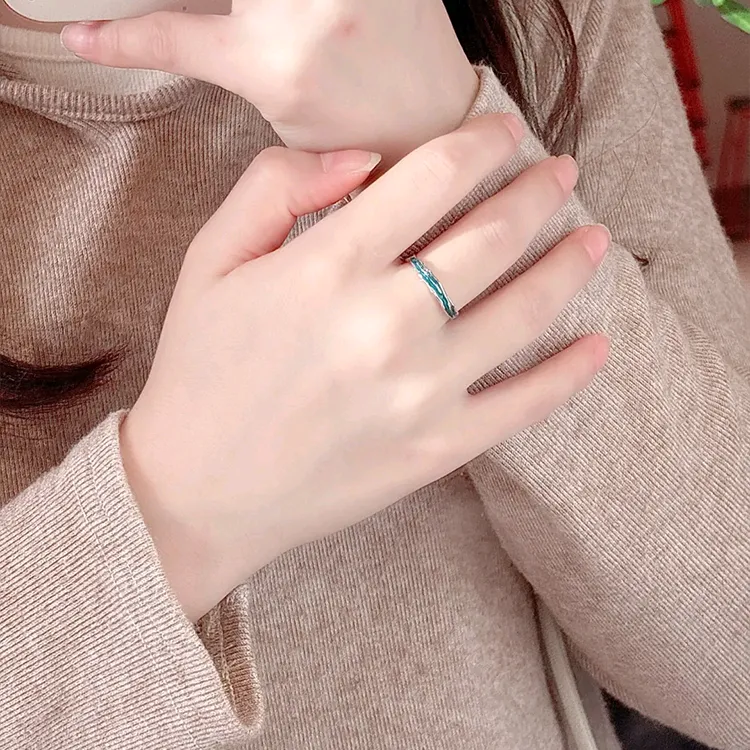 Chongqing Gold Store 999 Fine Silver Rings Unisex-1