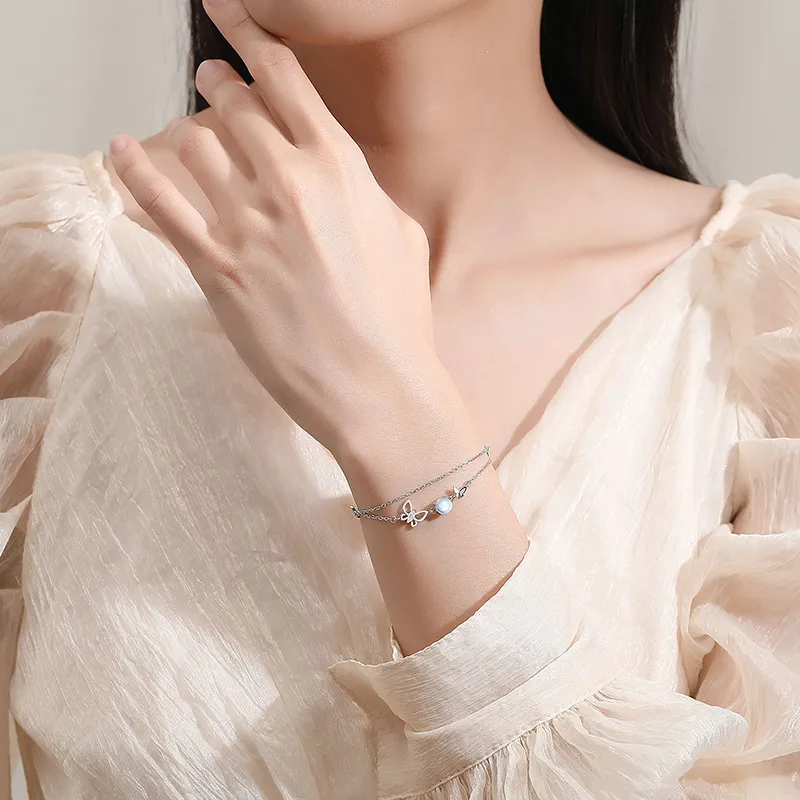 Chongqing Gold Store S925 Silver Bracelets Women's-1