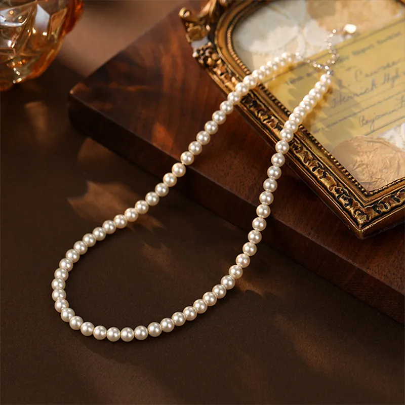 Chongqing Gold Store Shell Pearl Necklaces Women's-3
