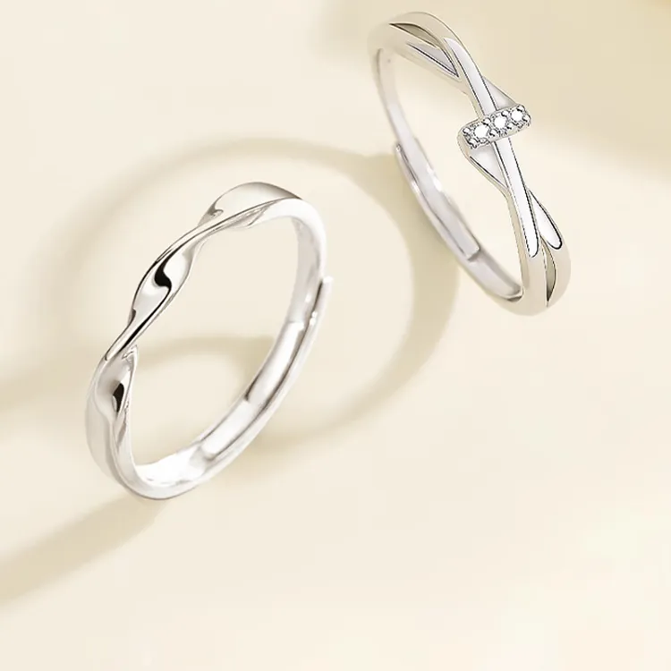 Chongqing Gold Store S925 Silver Rings Unisex-4